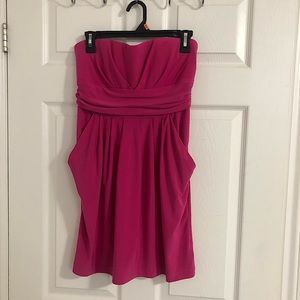 Strapless Pink Dress